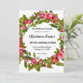 Heilige Beeren Einladung (Stehend Vorderseite)