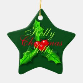 Heilige Beeren Weihnachten Keramik Ornament