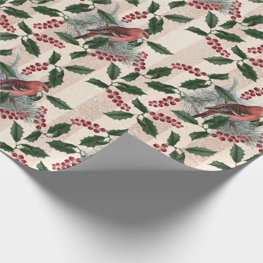 Heilige Berge und Vögel Geschenkpapier (Ecke)