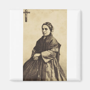 Heilige Bernadette Soubirous Fine Art Magnet