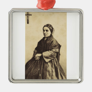 Heilige Bernadette Soubirous Fine Art Ornament Aus Metall