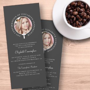 Heilige Bestätigung   Benutzerdefiniertes Foto und Einladung