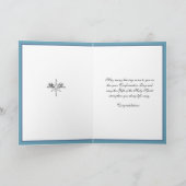 Heilige Bestätigung Heiliger Geist Religiöse Taube Karte (Innenseite)