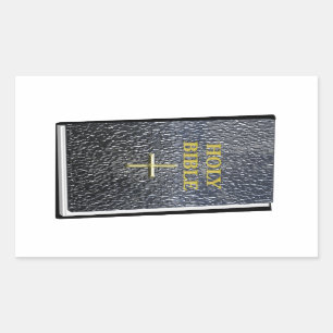 Heilige Bibel-Aufkleber Rechteckiger Aufkleber