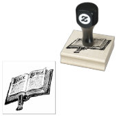 Heilige Bibel Christlich katholische Schrift Gummistempel (Stempel)