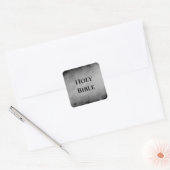 Heilige Bibel Christlich Quadratischer Aufkleber (Umschlag)