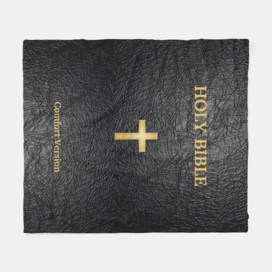 Heilige Bibel-Decke Fleecedecke (Vorderseite (Horizontal))