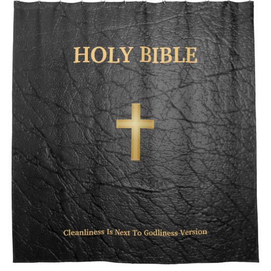 Heilige Bibel-Duschvorhänge Duschvorhang (Vorderseite)