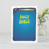 Heilige Bibel Einladung (Stehend Vorderseite)