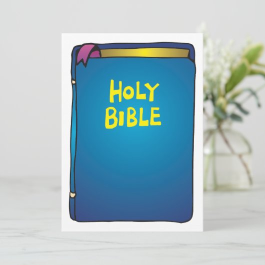 Heilige Bibel Einladung (Stehend Vorderseite)