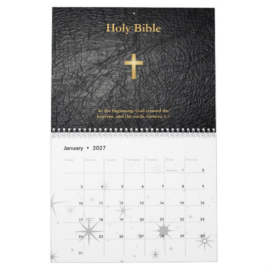 Heilige Bibel-Kalender-Ausgabe Kalender (Jan 2027)