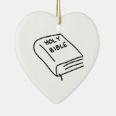 Heilige Bibel Keramikornament (Rechts)