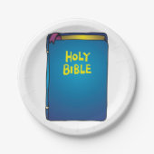 Heilige Bibel Pappteller (Vorderseite)