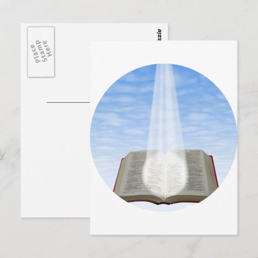 Heilige Bibel Postkarte (Vorne/Hinten)