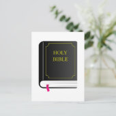 Heilige Bibel Postkarte (Stehend Vorderseite)