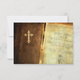 Heilige Bibel - UAWG und Wahl des Unternehmertums RSVP Karte