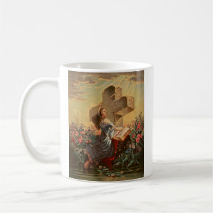 Heilige Bibel und Kreuz Kaffeetasse