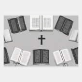 Heilige Bibel und Kreuzworträtlichkeit Geschenkpapier Set (Vorderseite 3)