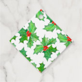 Heilige Blätter, Berries, Rot, Grün Geschenkanhänger (Vorderseite)