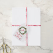 Heilige Blätter Weihnachten Geschenkanhänger (Mit Garn)