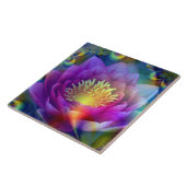 Heilige Blume des Friedens und der Liebe Fliese (Seite)