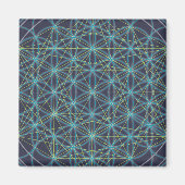 Heilige Blume Magnet (Vorne)