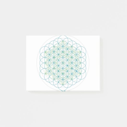 Heilige Blume Post-it Klebezettel (Vorderseite)