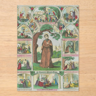 Heilige Brigid von Irland Acryleinladungen