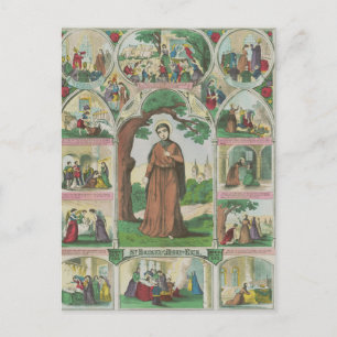 Heilige Brigid von Irland Postkarte