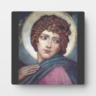 Heilige Brigid von Kildare Heilige keltische Kunst Fotoplatte