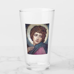 Heilige Brigid von Kildare Heilige keltische Kunst Glas