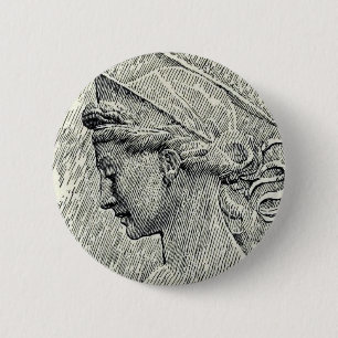 Heilige Cäcilia Jungfrau und Märtyrerin Button