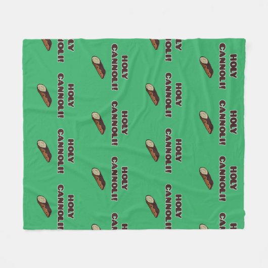Heilige Cannoli Funny Food Italienisch Fleecedecke (Vorderseite (Horizontal))