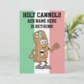 Heilige Cannoli italienische Flagge von Einladung (Stehend Vorderseite)