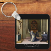 Heilige Catherine, die die Stigmata erhält Schlüsselanhänger (Vorderseite)