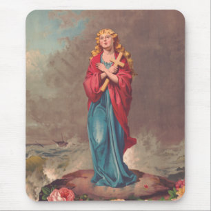 Heilige Christina von Bolsena Patronin der Seeleut Mousepad