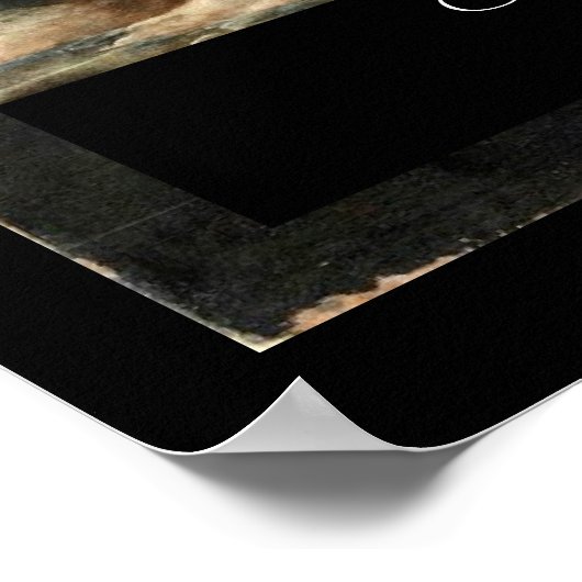 Heilige Christopher Schutzheilige der Reisenden Poster (Ecke)