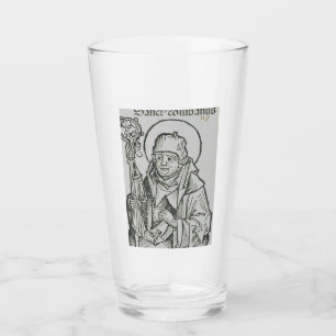 Heilige Columba von Iona Heilige keltische Grafik- Glas