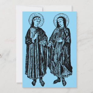 Heilige Cosmas und Damian von Bicci di Lorenzo Einladung