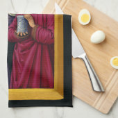 Heilige Cosmas und Damian von Jean Bourdichon Geschirrtuch (Viertel Falte)