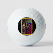 Heilige Cosmas und Damian von Jean Bourdichon Golfball (Vorderseite)
