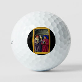 Heilige Cosmas und Damian von Jean Bourdichon Golfball
