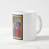 Heilige Cosmas und Damian von Jean Bourdichon Jumbo-Tasse (Vorderseite Rechts)