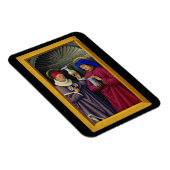 Heilige Cosmas und Damian von Jean Bourdichon Magnet (Rechte Seite)