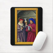 Heilige Cosmas und Damian von Jean Bourdichon Mousepad (Mit Mouse)