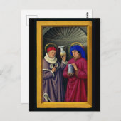 Heilige Cosmas und Damian von Jean Bourdichon Postkarte (Vorne/Hinten)