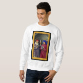 Heilige Cosmas und Damian von Jean Bourdichon Sweatshirt (Vorne ganz)