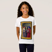 Heilige Cosmas und Damian von Jean Bourdichon T-Shirt (Vorne ganz)