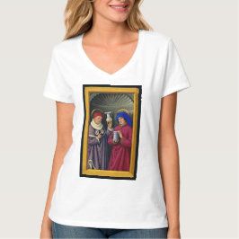 Heilige Cosmas und Damian von Jean Bourdichon T-Shirt