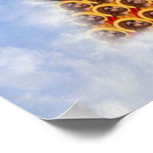 Heilige des koptischen Kirchenplakats Poster (Ecke)